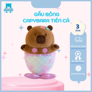 Gấu bông Capybara tiên cá