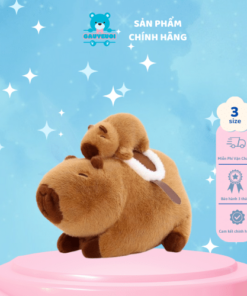 Gấu capybara mẹ con