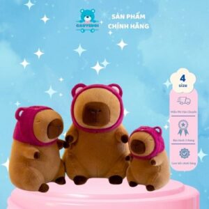 Gấu bông Capy đội mũ dâu Lotso- Gấu Yêu Ơi