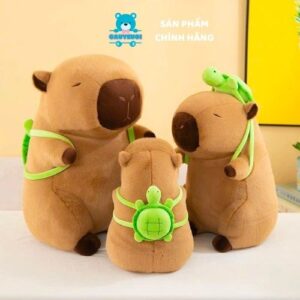 Gấu bông Chuột Lang Nước Nâu Capybara Đeo Cặp- Gấu Yêu Ơi12