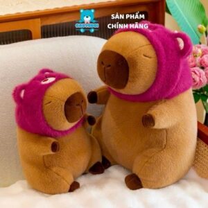 Gấu bông Capy đội mũ dâu Lotso- Gấu Yêu Ơi3