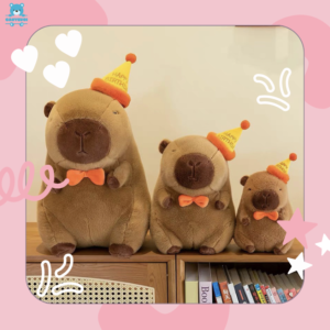 Capybara "Đội Mũ Happy" Khổng Lồ: Tích Cực và Vui Vẻ